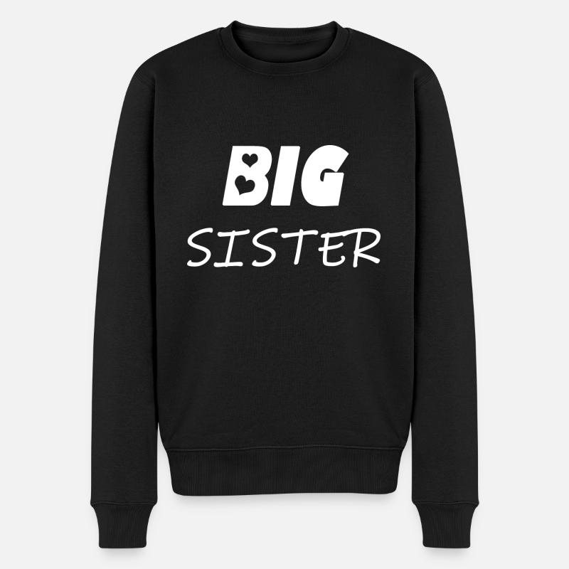 big sister - Pull Premium bio Homme - noir