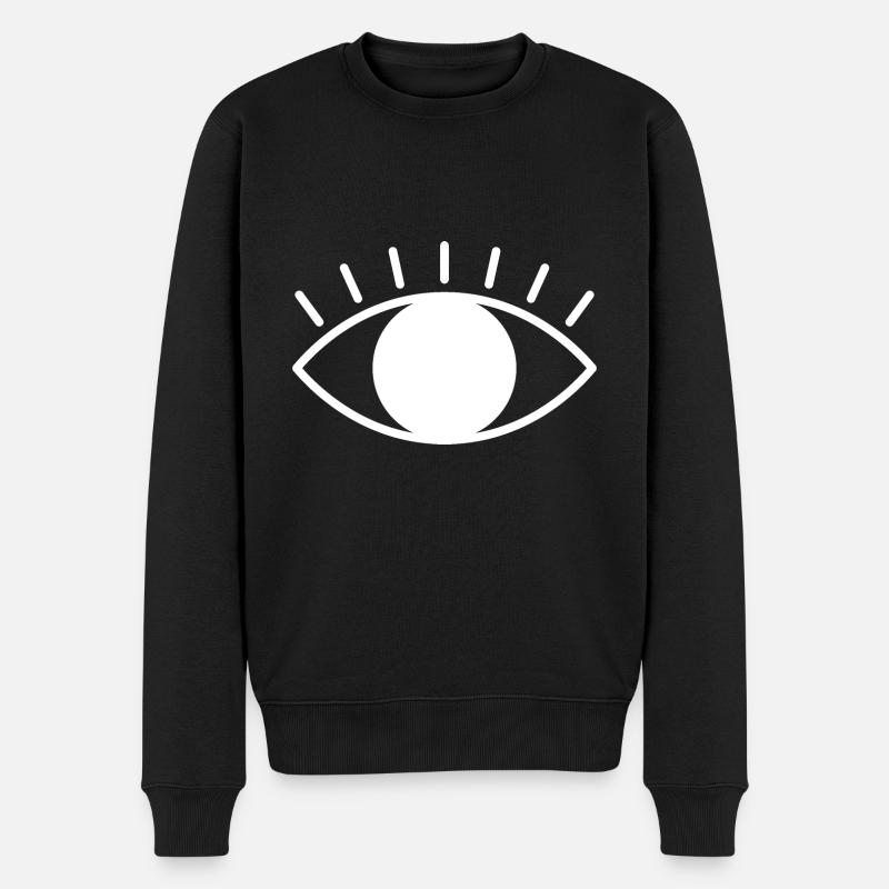 Œil - Pull Premium bio Homme - noir