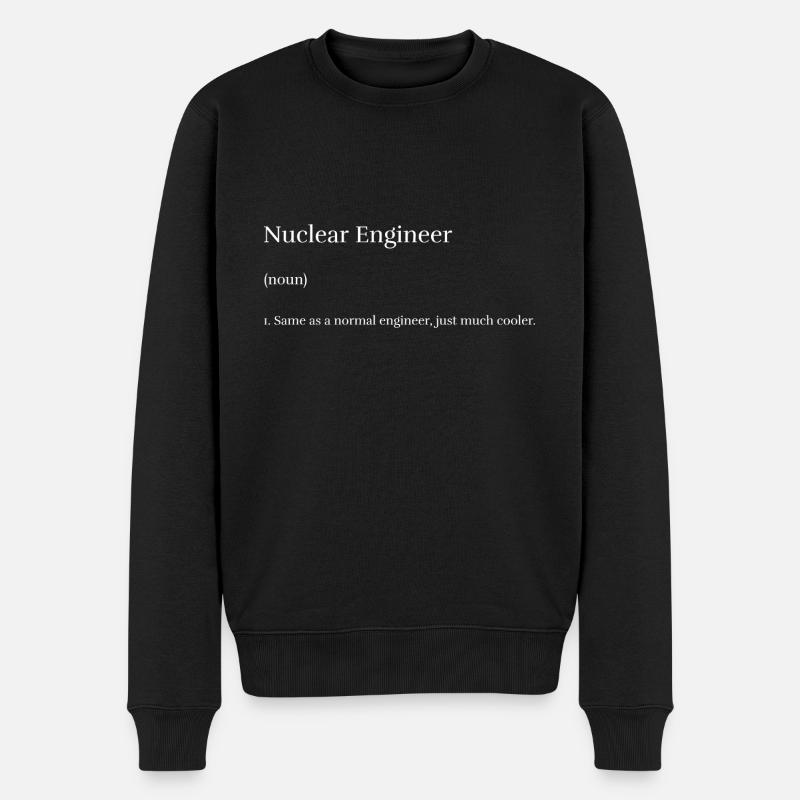Nuclear Engineer - Men's Premium Organic Jumper - black