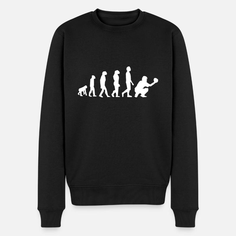 Evolution Baseball - Development Line - Men's Premium Organic Jumper - black