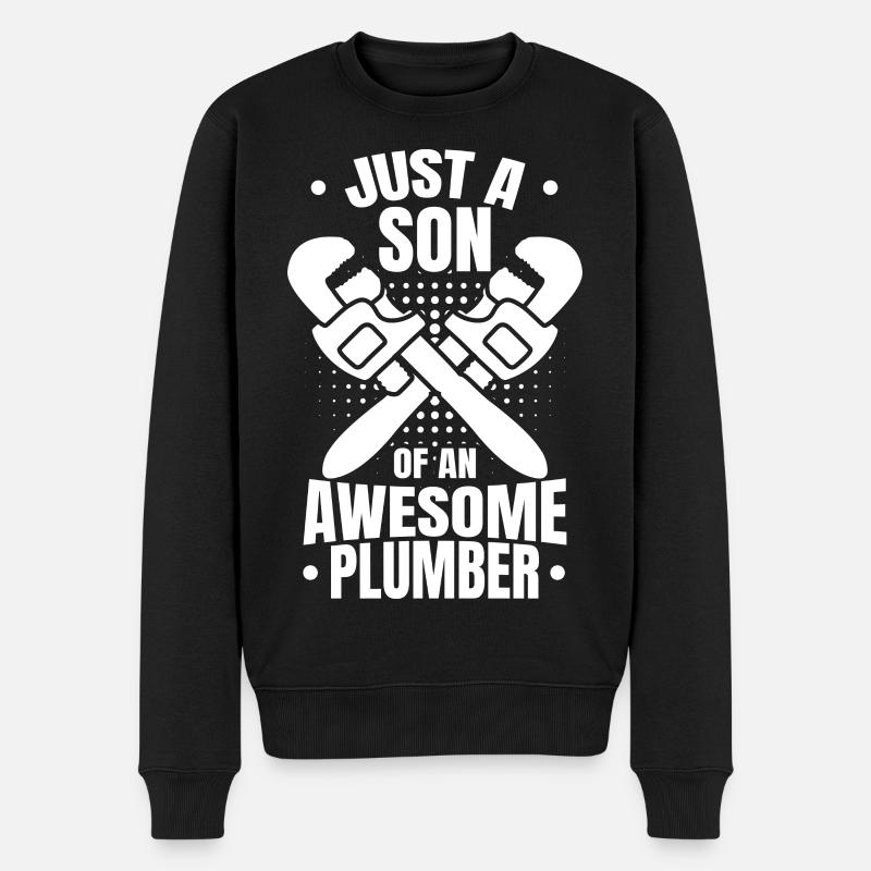 Garçon plombier - Pull Premium bio Homme - noir