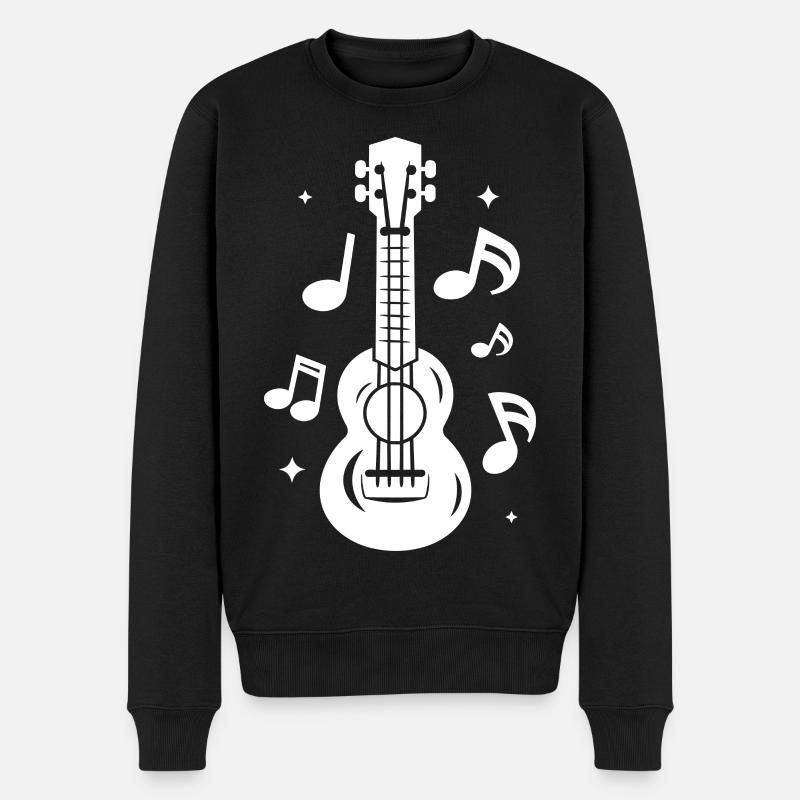 Ukulélé - Pull Premium bio Homme - noir