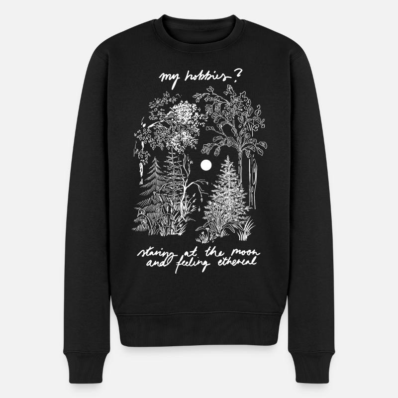 MEINE HOBBYS? - Männer Premium Bio Pullover - Schwarz