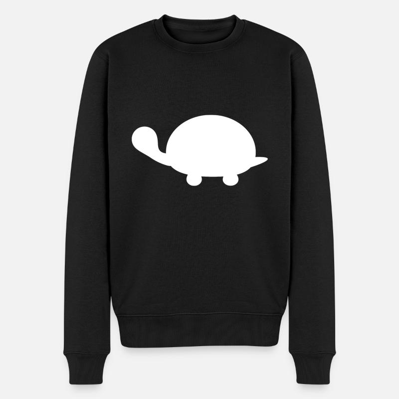 Tortue Tortues - Pull Premium bio Homme - noir