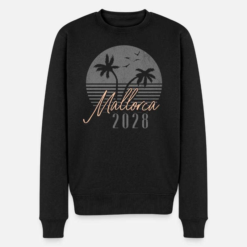 Majorque 2028 - Pull Premium bio Homme - noir