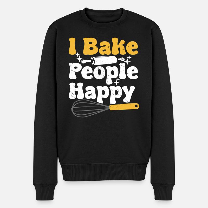 Cuire - Pull Premium bio Homme - noir