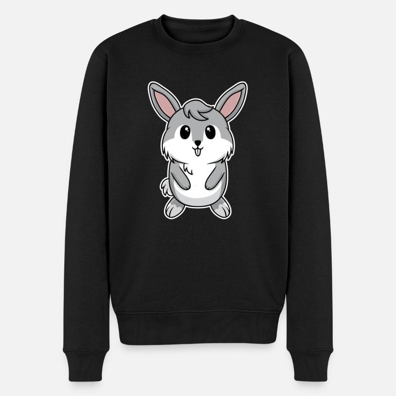 Bébé lapin - Pull Premium bio Homme - noir