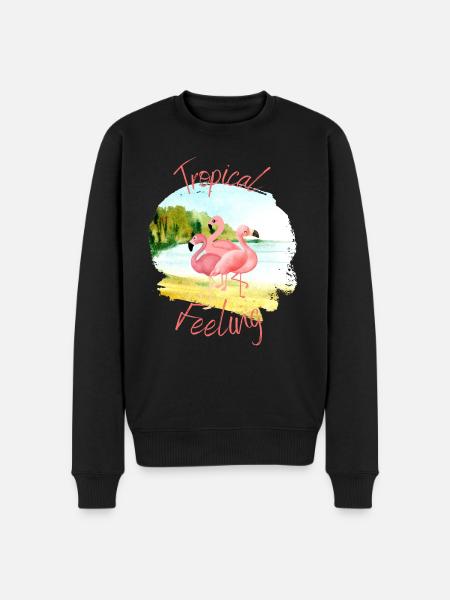 Tropical Feeling - Men's Premium Organic Jumper - black