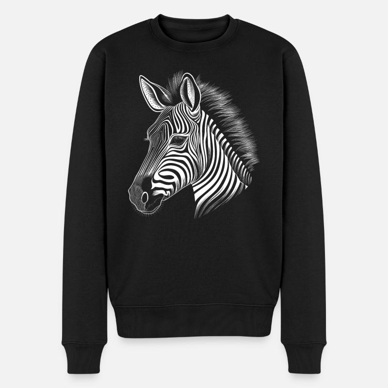 Zèbre - Pull Premium bio Homme - noir