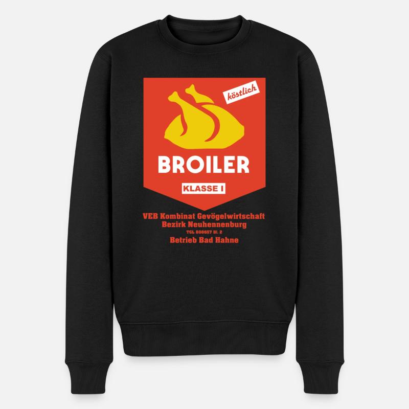 Broiler (édition de la volaille dorée) - Pull Premium bio Homme - noir