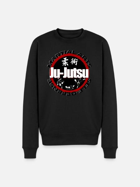 Ju Jutsu - Men's Premium Organic Jumper - black