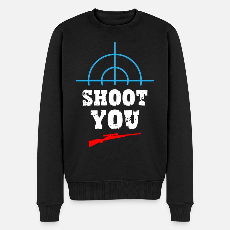Shoot You - Sniper - Pull Premium bio Homme - noir