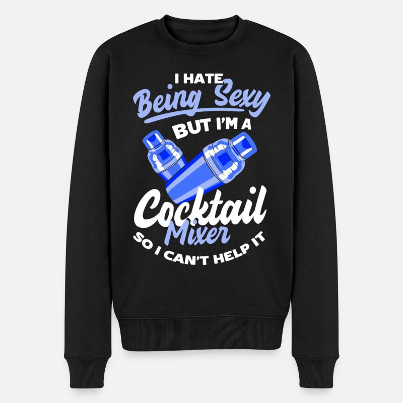 Barman Beverages - Pull Premium bio Homme - noir