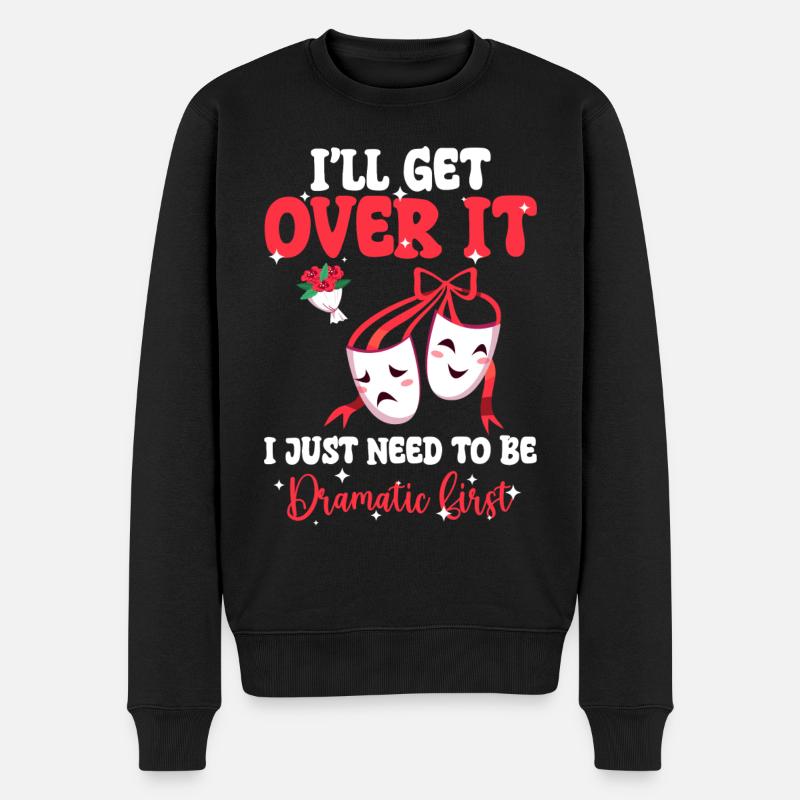 Drama Prinzessin Rampenlicht Problem - Männer Premium Bio Pullover - Schwarz