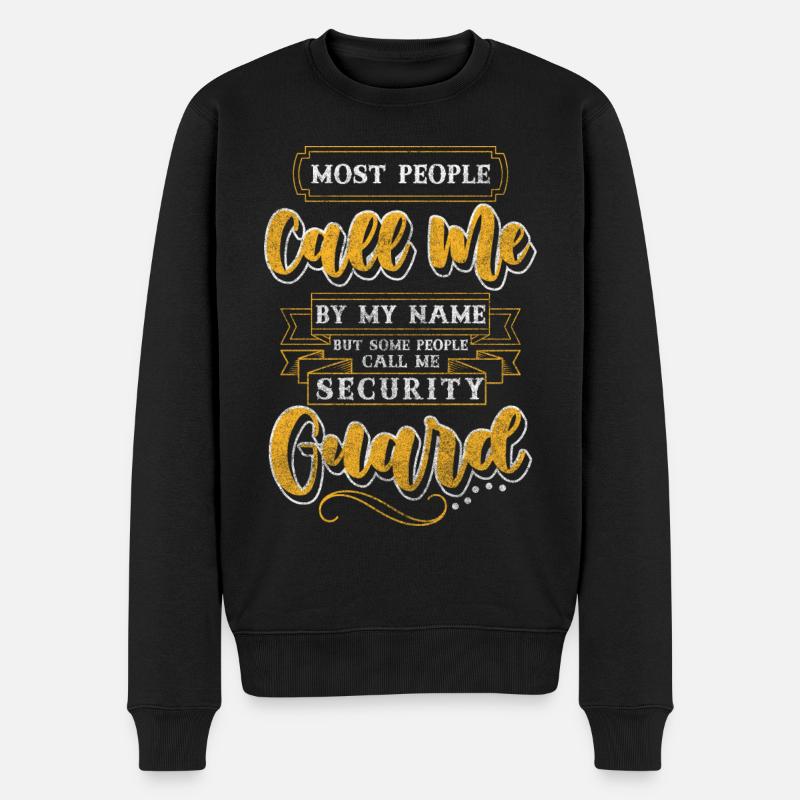 Security Sarcasm Guard - Men's Premium Organic Jumper - black