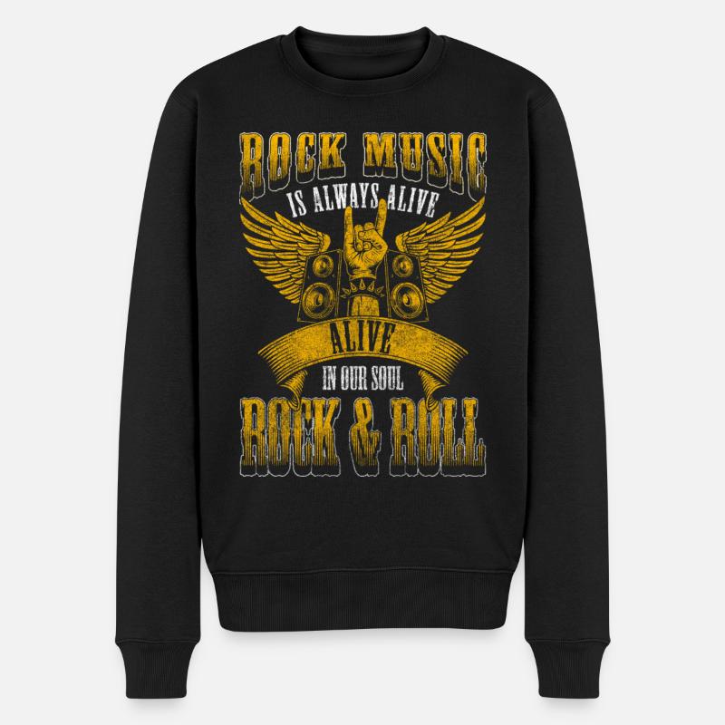 Festival des chanteurs de rock - Pull Premium bio Homme - noir