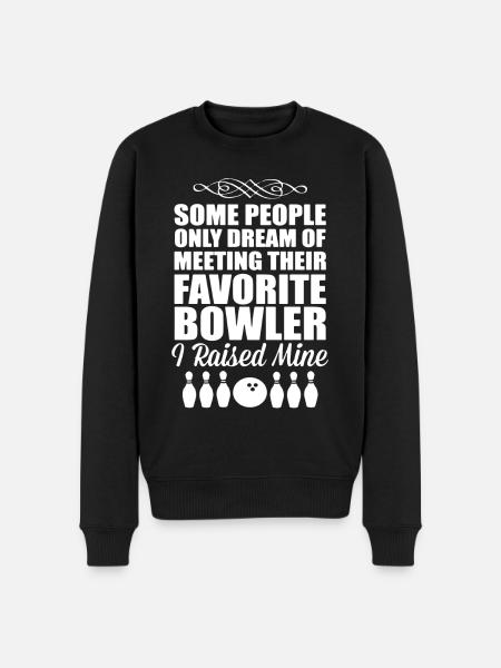 Bowling Mom - Men's Premium Organic Jumper - black