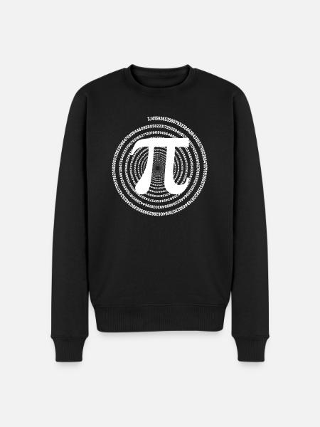Pi 3.14 - Men's Premium Organic Jumper - black