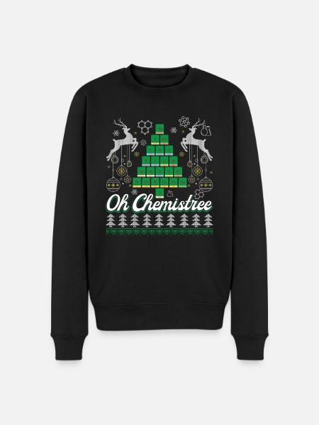 Christmas Chemistry Christmas - Men's Premium Organic Jumper - black
