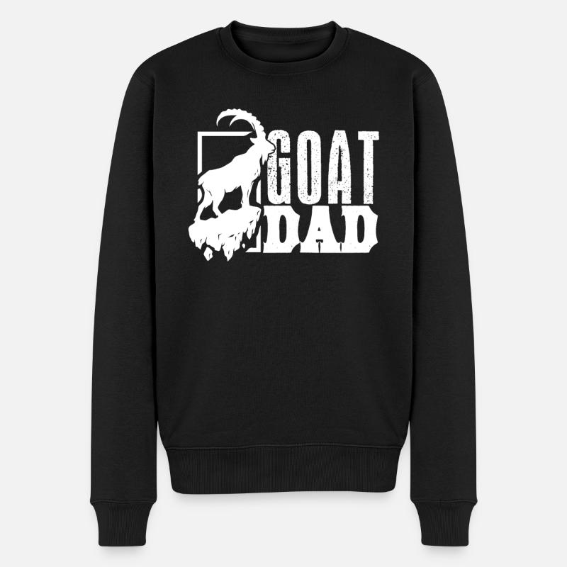 Chèvre chèvre papa - Pull Premium bio Homme - noir