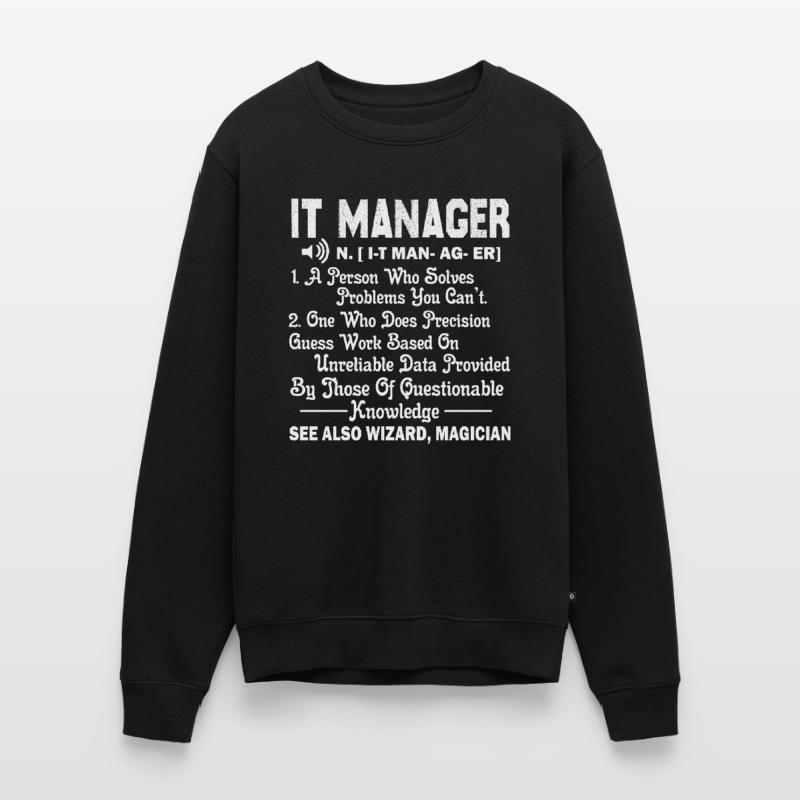Responsable informatique Définition du responsable informatique Pull Premium bio Homme