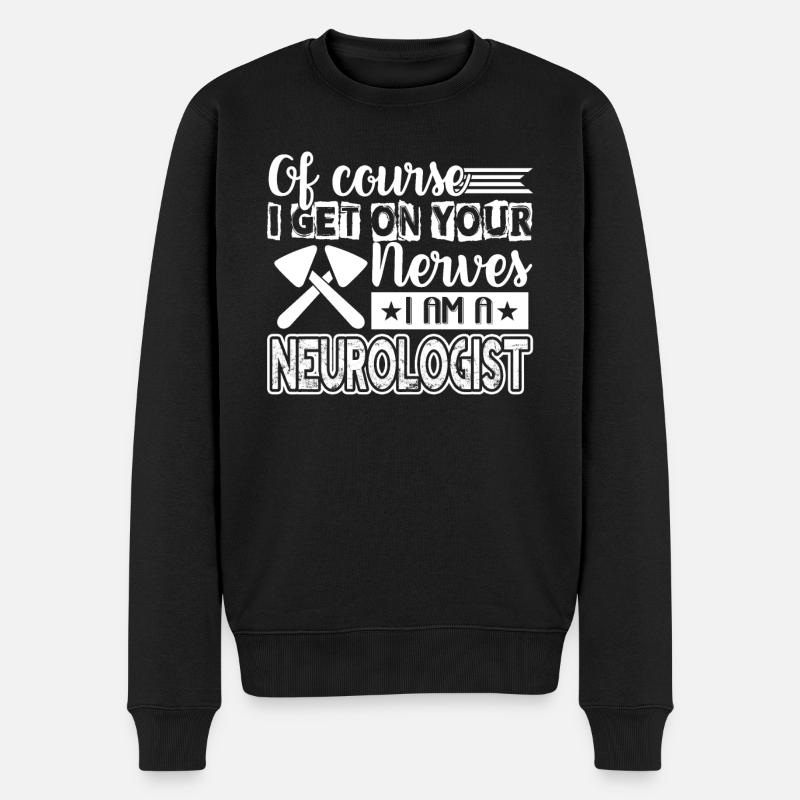 Neurologue Je suis neurologue - Pull Premium bio Homme - noir