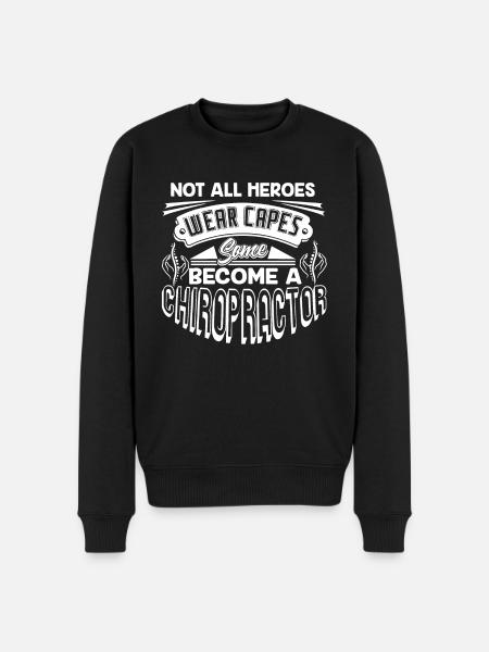 Chiropractor Chiropractor Hero - Men's Premium Organic Jumper - black