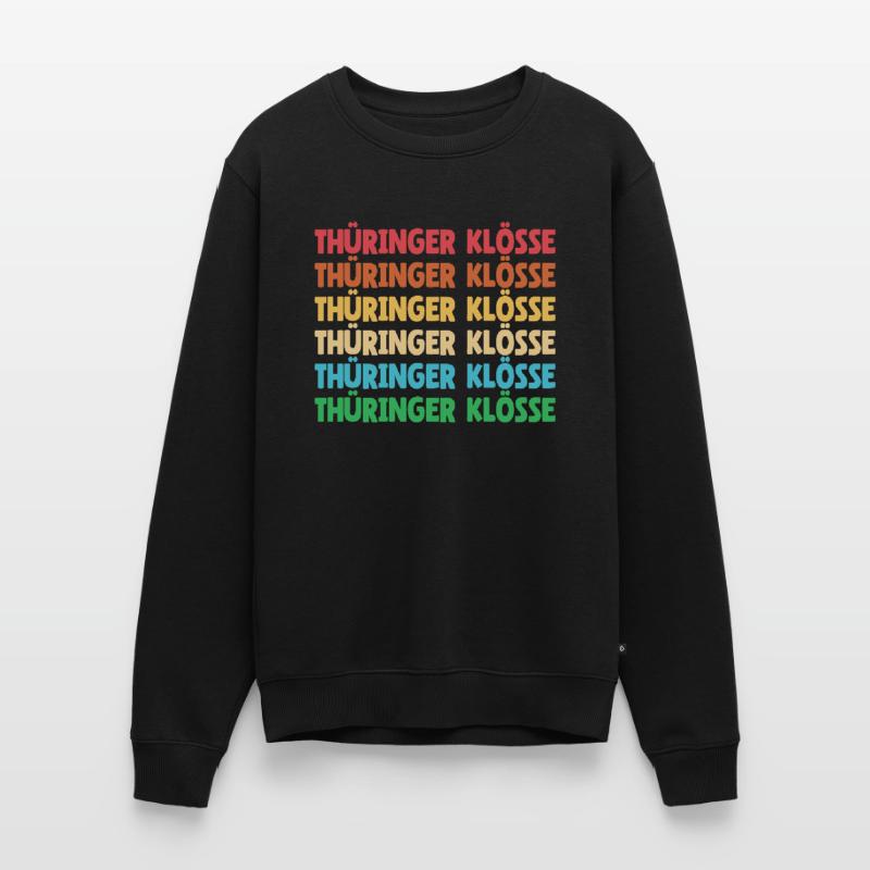 Cuisine allemande, boulettes, Thuringe, dialecte, dialecte Pull Premium bio Homme