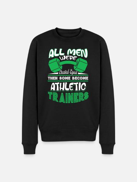 Athletic Trainer Proud Athletic Trainer - Men's Premium Organic Jumper - black