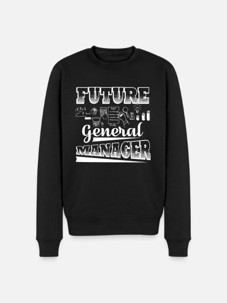 General Manager Future General Manager - Men's Premium Organic Jumper - black