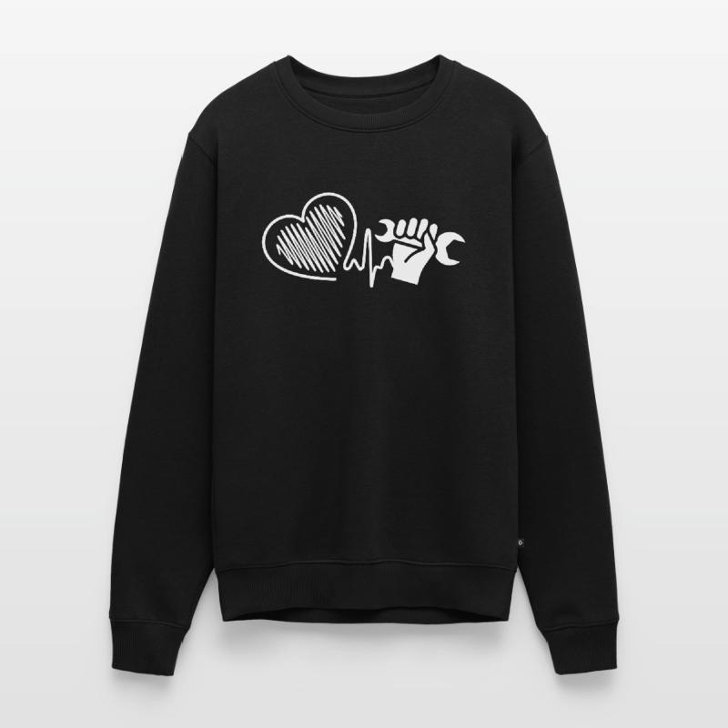 Engineer Engineer Heartbeat Men's Premium Organic Jumper