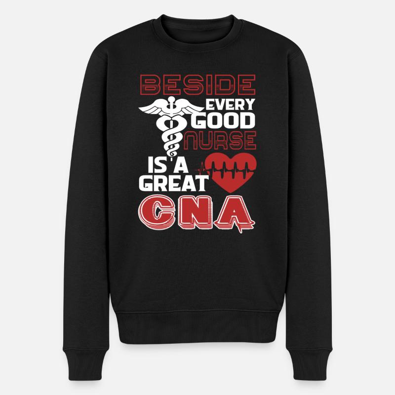 CNA Great CNA - Men's Premium Organic Jumper - black