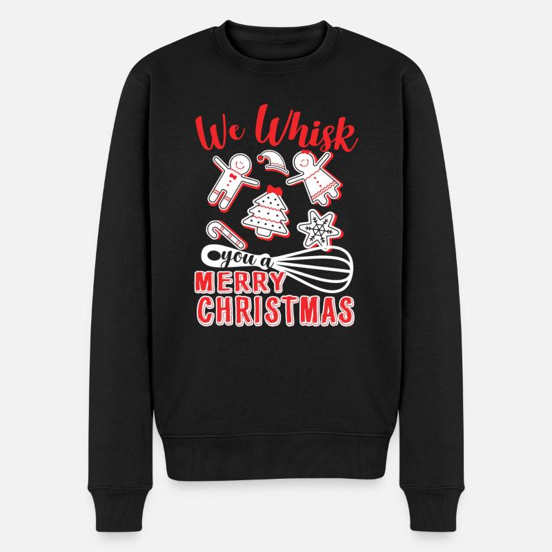 Christmas Christmas Baker - Men's Premium Organic Jumper - black