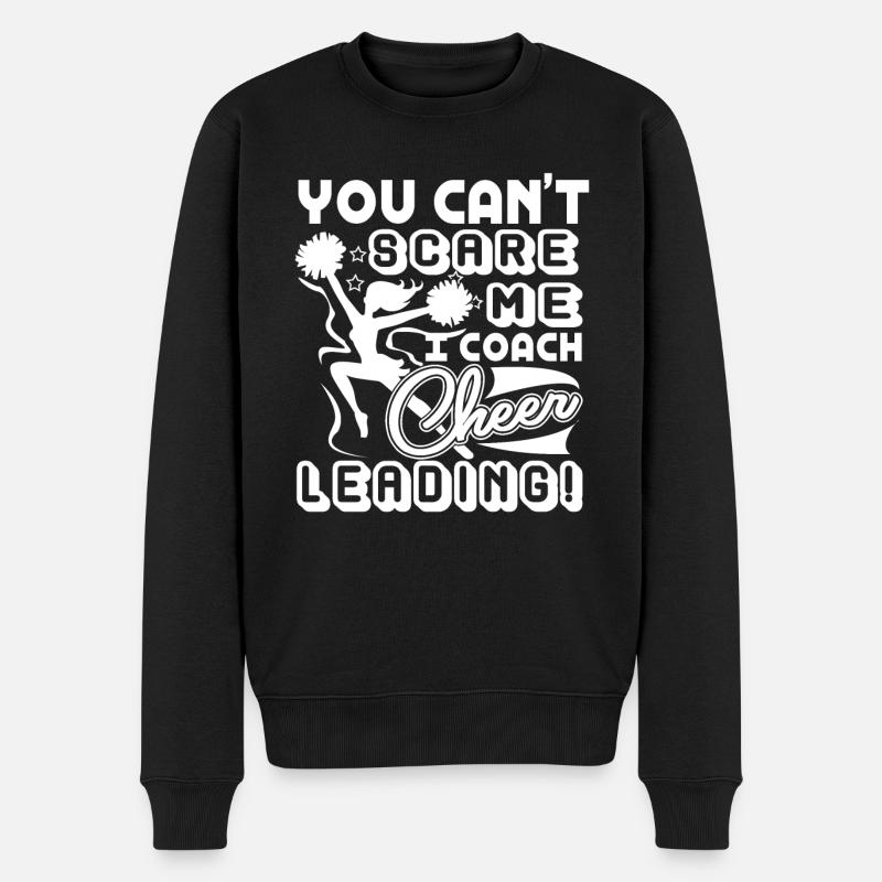 Cheerleading I Coach Cheerleading - Men's Premium Organic Jumper - black