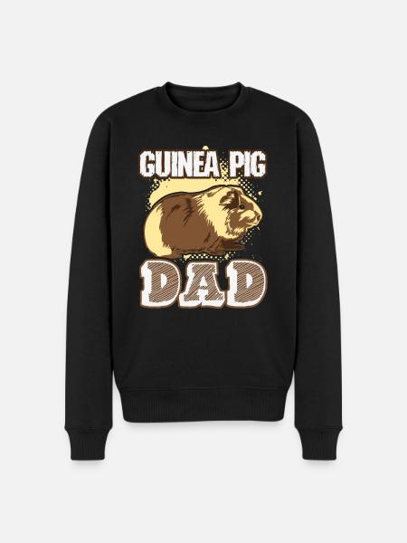 Guinea Pig Dad - Men's Premium Organic Jumper - black