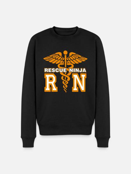 Awesome Registered Nurse - Men's Premium Organic Jumper - black