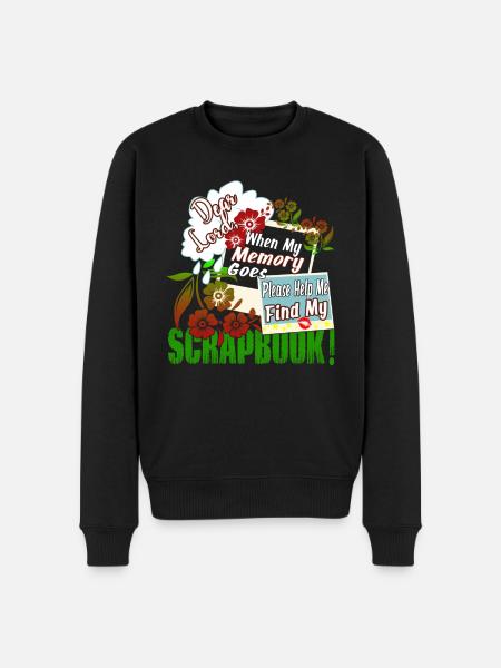Scrapbooking Find My Scrapbook - Men's Premium Organic Jumper - black