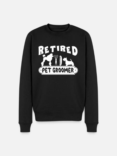 Retired Pet Groomer - Men's Premium Organic Jumper - black