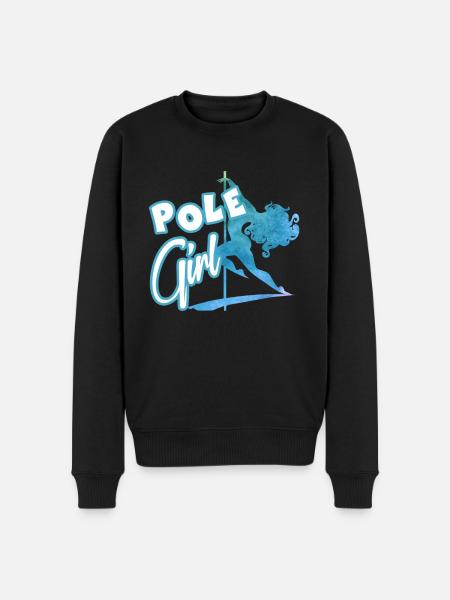 Pole Dancer Pole Girl - Men's Premium Organic Jumper - black