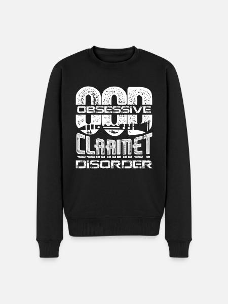 Obsessive Clarinet Disorder - Men's Premium Organic Jumper - black