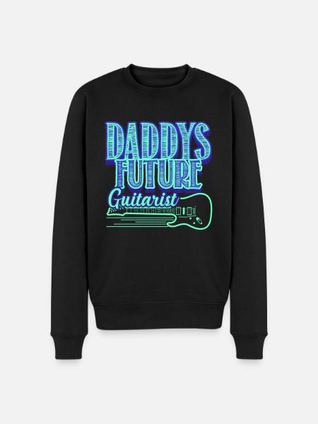 Daddy's Future Guitarist - Men's Premium Organic Jumper - black