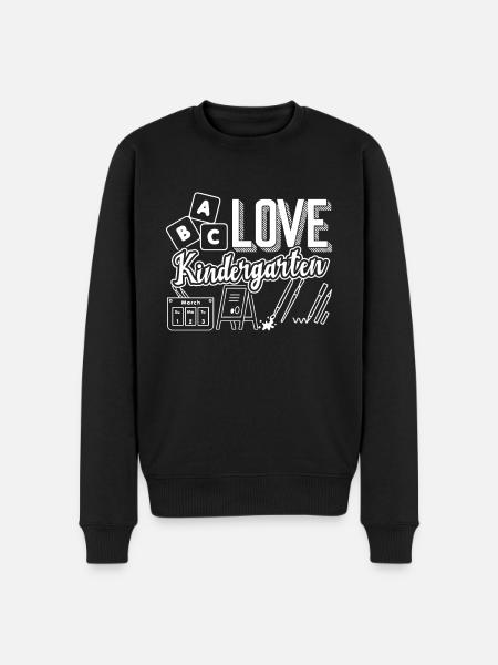 Kindergarten Teacher Kindergarten Teacher Love - Men's Premium Organic Jumper - black