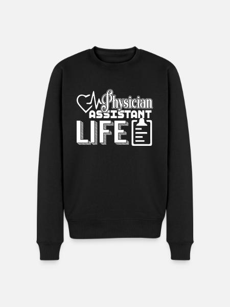 Funny Physician Assistant Life - Men's Premium Organic Jumper - black