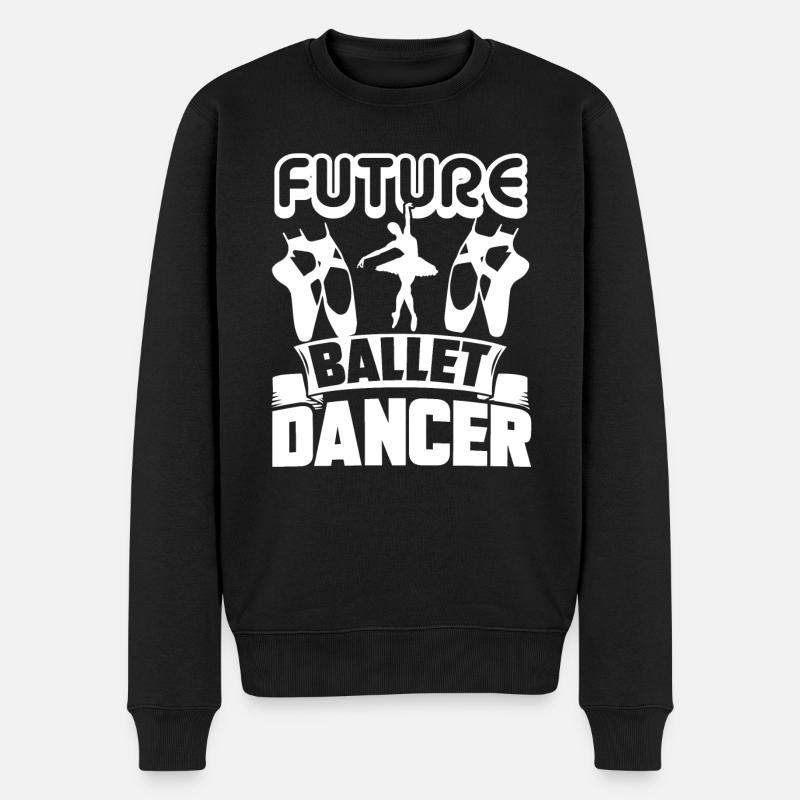 Ballet Dancer Future Ballet Dancer - Men's Premium Organic Jumper - black