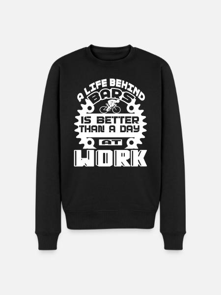 Bicycle Bicycle A Life Behind Bars - Men's Premium Organic Jumper - black