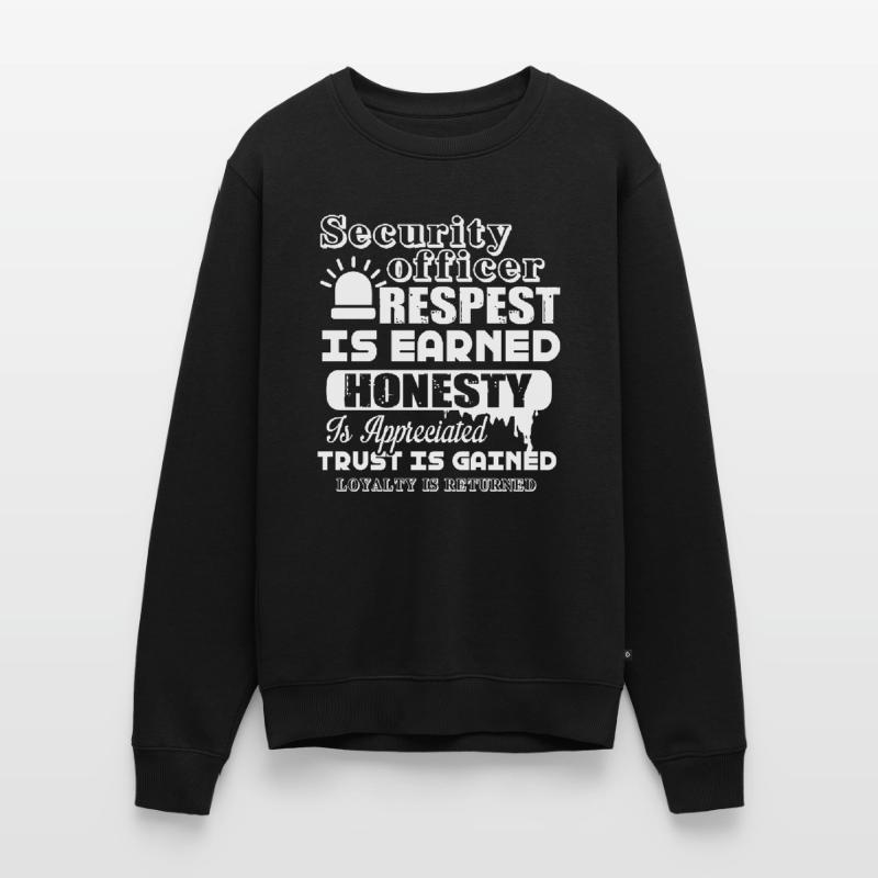 Security Officer Security Officer Respect Men's Premium Organic Jumper