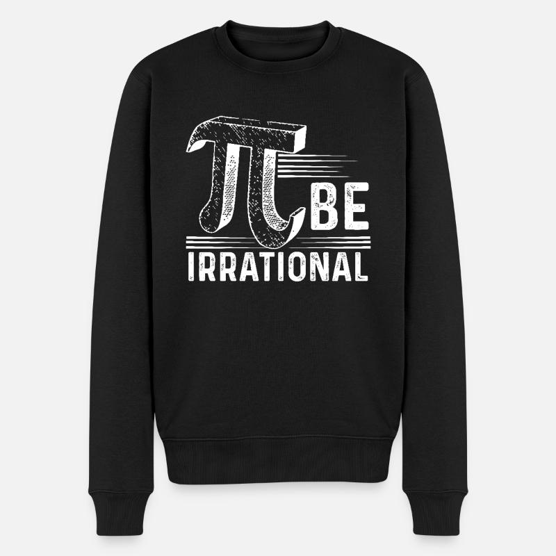 Pi Day Pi Irrational - Men's Premium Organic Jumper - black