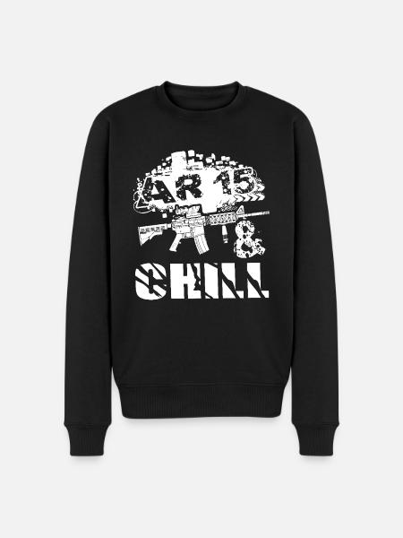 AR 15 Chill - Men's Premium Organic Jumper - black