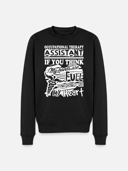 Assistant Occupational Therapist - Men's Premium Organic Jumper - black