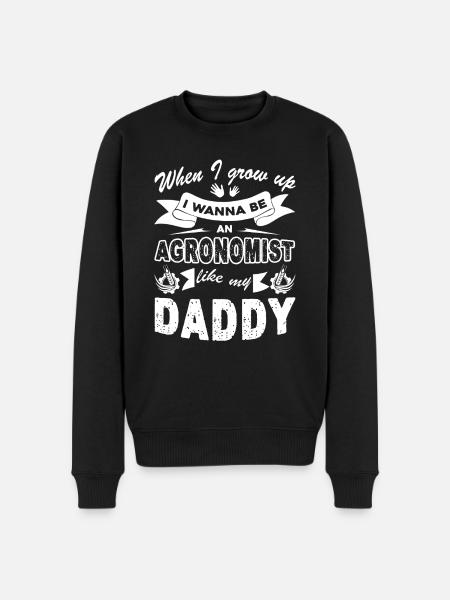 Agronomist Agronomist Like Daddy - Men's Premium Organic Jumper - black